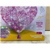 Image 2 : Dan & Darci 3D String Art Kit - 20 Multicolor LED Bulbs