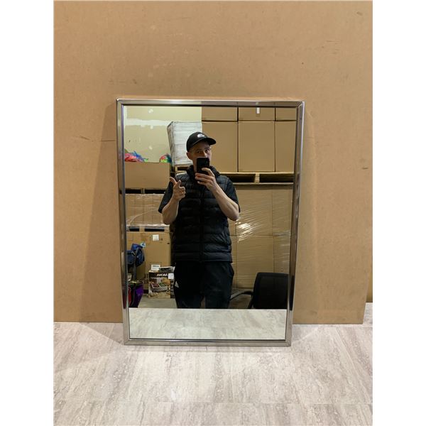 Metal Framed 31 x 22 Mirror
