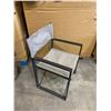 Image 1 : Folding Metal Director Patio Chair