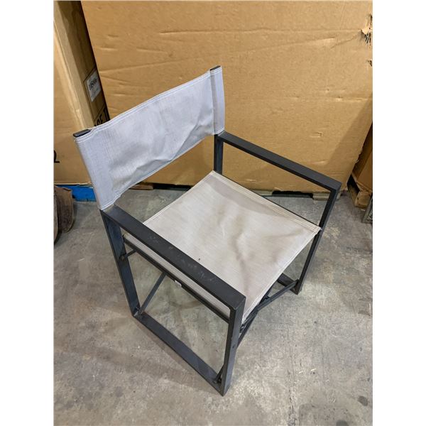 Folding Metal Director Patio Chair