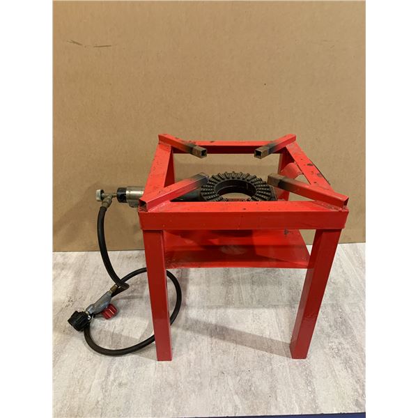 Heavy Duty Propane Outdoor Cooker w/ Single Burner - Cast Iron