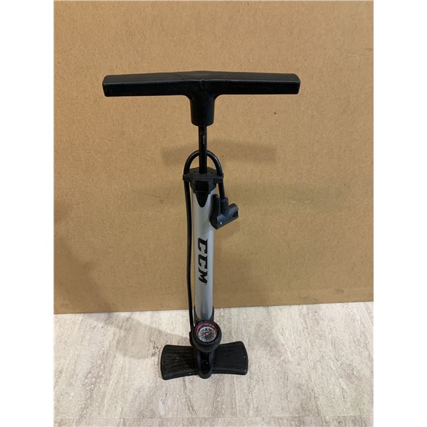 CCM Floor Bike Pump W/ Gage