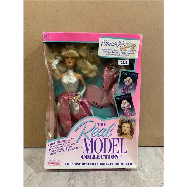 Vintage 1989 Matchbox Christie Brinkley Doll - Real Model Collection