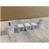 Image 1 : 5 Pack - Dual USB Port Charging Blocks