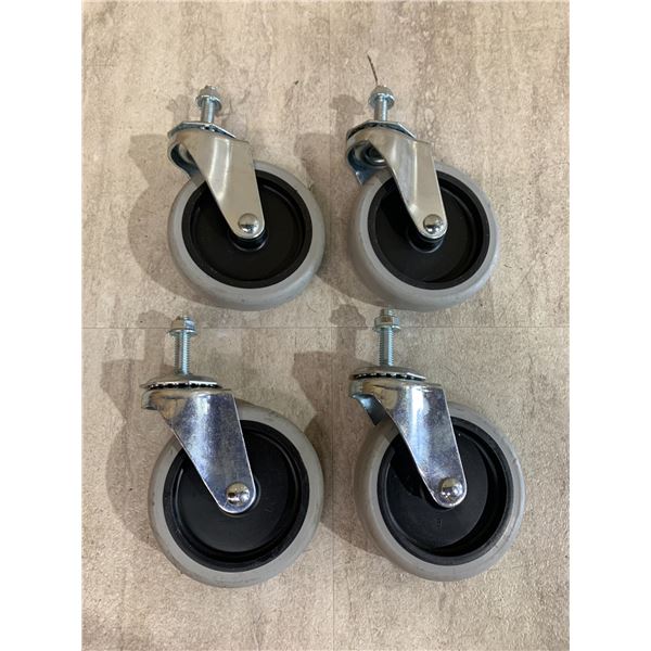 Lot of 4 Heavy Duty Casters 4in