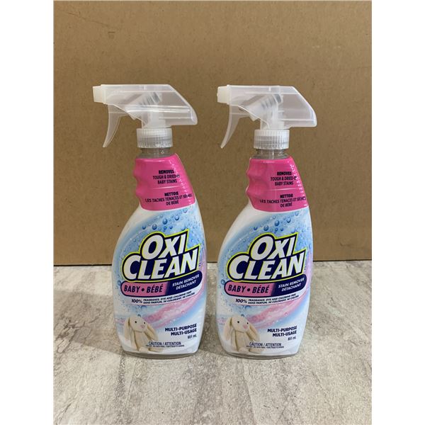 Lot of 2 Oxi- Clean Baby Stain Remover 651ml Per
