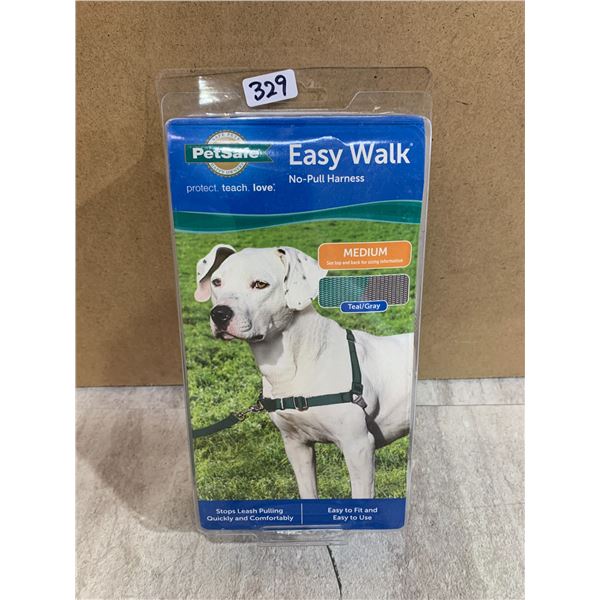 PetSafe Easy Walk No-Pull Harness - Medium - Teal/Gray