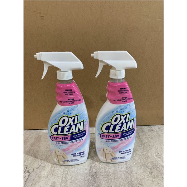 Lot of 2 Oxi-Clean Baby Stain Remover 651ml Per