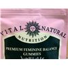 Image 3 : 2 Bags of 60 - Vital Natural Nutrition Premium Feminine Balance Gummies - Hawaiian Pineapple