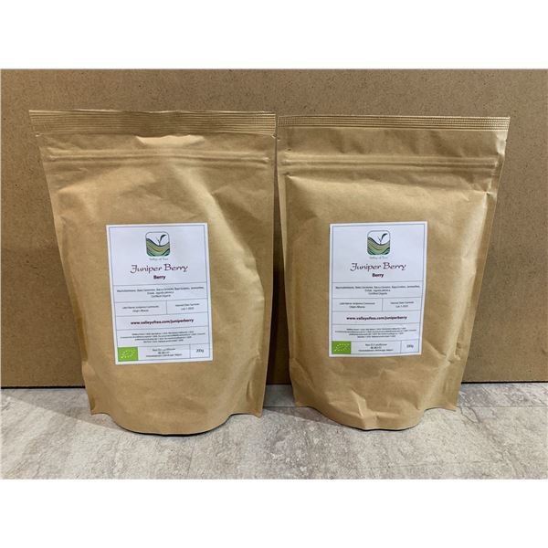 Lot of 2 - 200G Bags of Valley of Tea - Juniper Berry Tea
