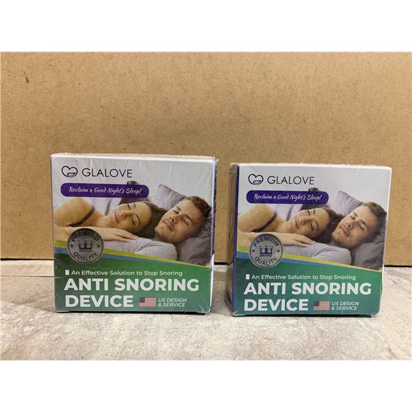 Lot of 2 Boxes - Glalove Anti Snoring Devices