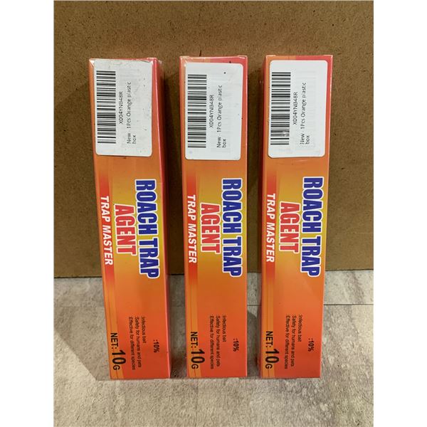Lot of 3 Trap Master Roach Trap Agent