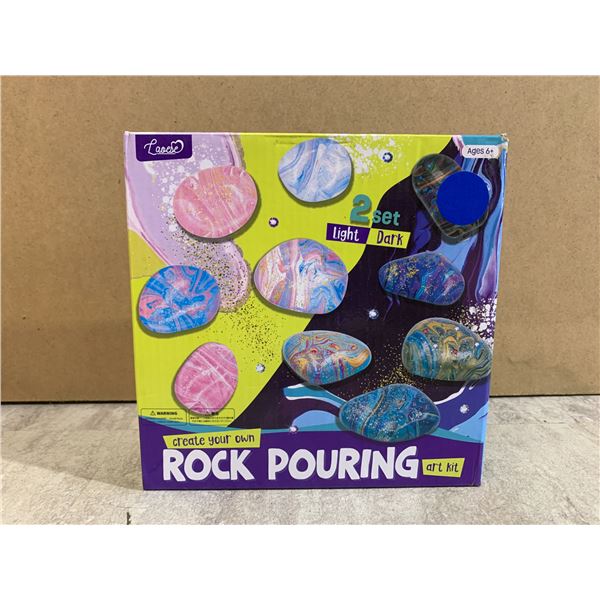 Rock Pouring Art Kit 2 Set Light/ Dark