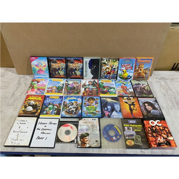 Lot of 28 Mostly Kids Movies DVDs