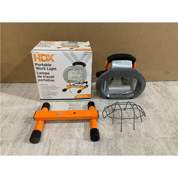 HDX Portable Work Light 250 Watt Halogen