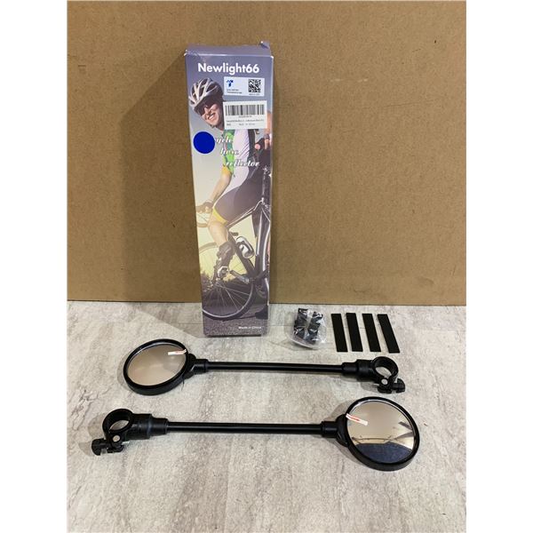 Newlight66 Bike Mirror Adjustable Rear View Mirrors for Electric Motorcycle /Mountain Bike /Road Bik