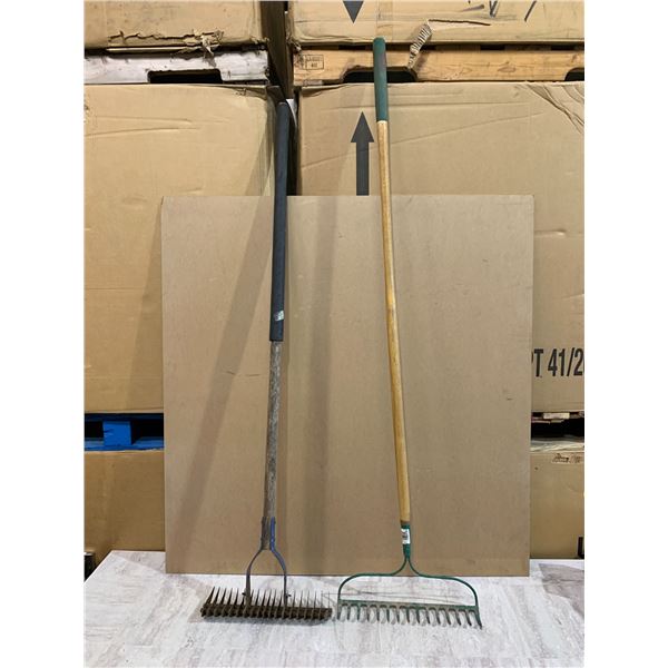 Lot of 2 Rakes