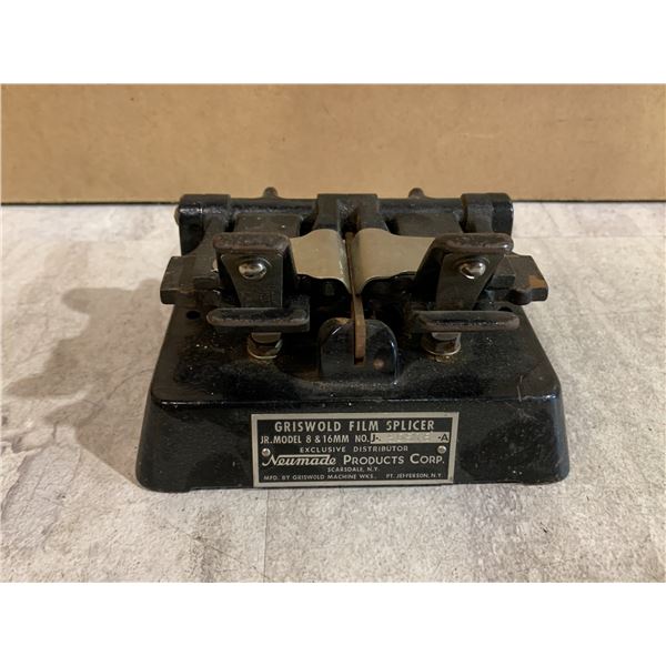 Vintage Griswold Film Splicer 8 & 16mm