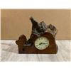 Image 1 : Live Edge Wooden  Burl Clock