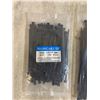Image 3 : 500 Count Zip Ties 5 Different Sizes Black