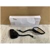 Image 1 : 1 Pair Universal Motorcycle Rearview Side Mirrors
