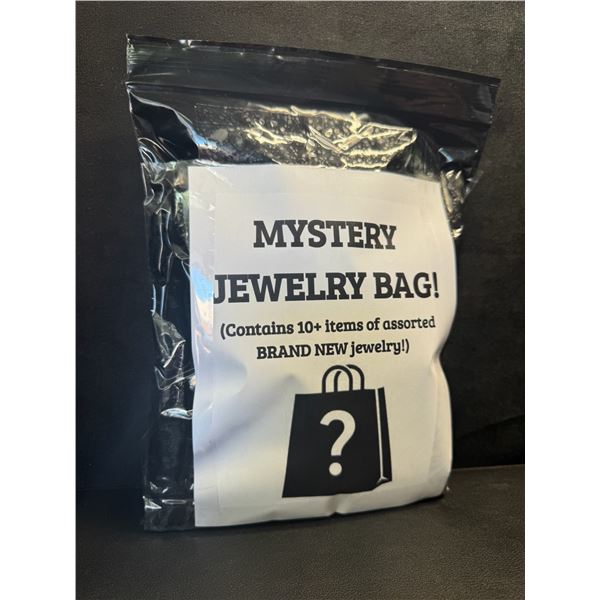 Mystery Jewelery Bag 10in x 8in 10 Plus Items Could Contain Sterling Silver
