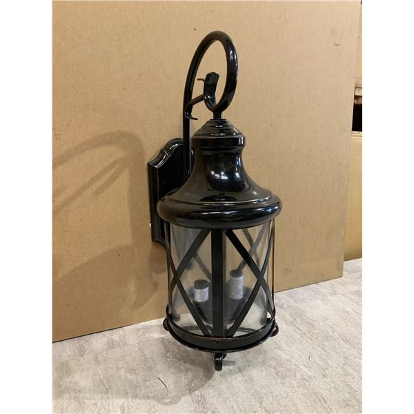 Outdoor Wall Light - 18in - Satin Black
