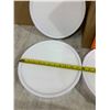 Image 2 : 6 Pack Box of Flush Mount LED Ceiling Lights