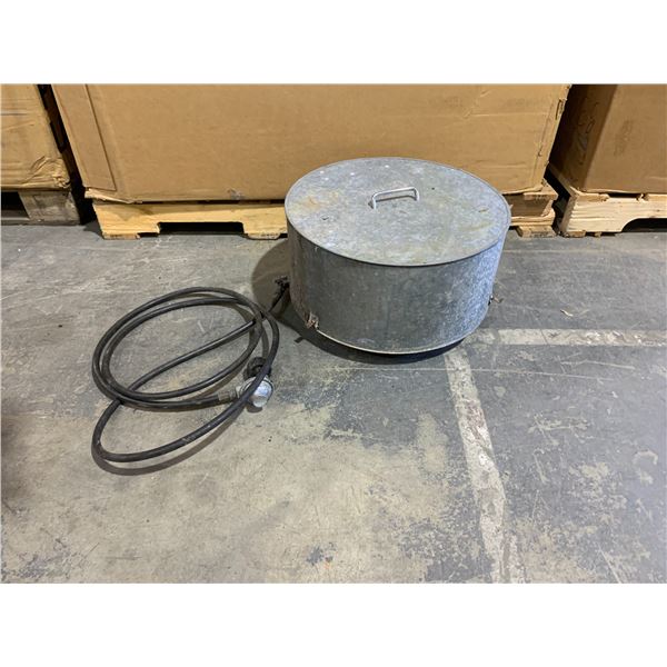 Bear Creek Yukon Legend Galvanized Fire Pit / Heater