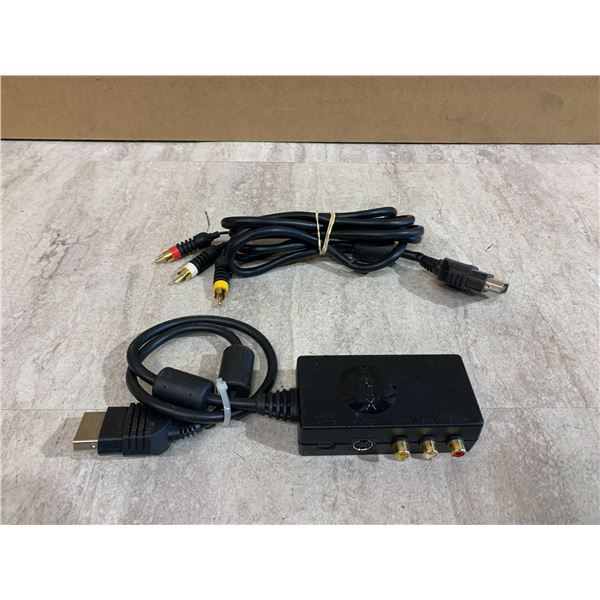 Original Xbox Microsoft Advanced AV Pack w/ AV Cable