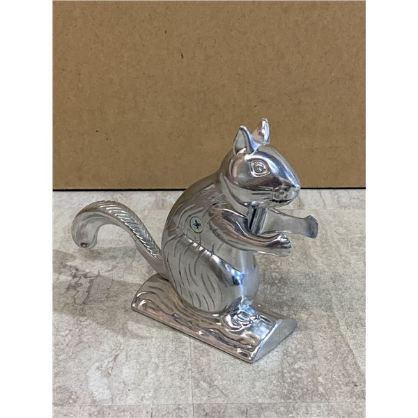 Solid Aluminum Squirrel Shaped Nut Cracker