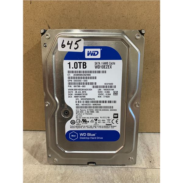 Western Digital WD Blue 1TB SATA Desktop Hard Drive