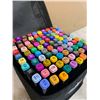 Image 2 : Abeir 100 Piece Dual Tip Alcohol Marker Set