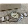 Image 2 : Fossil Ceramic Band Round Wrist Watch