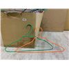 Image 2 : Box Full of Assorted Colorful Metal Clothing Hangers