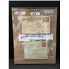 Image 1 : LOT OF 2 STAMPS AND POST CARDS 1897-1903 ON POSTCARDS