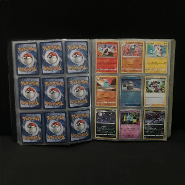 14 BINDER PAGES OF POKEMON TRADING CARDS FROM 2012 ONWARDS