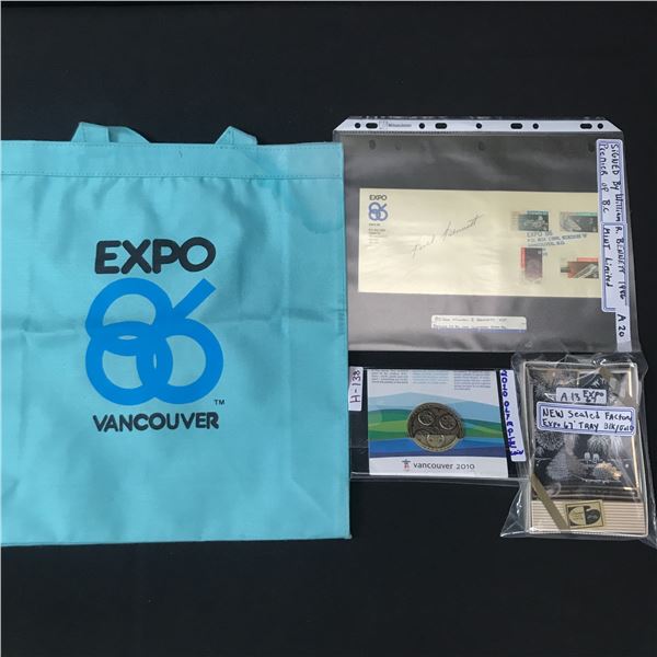 LOT OF EXPO 86 MEMORABILIA