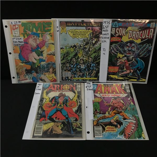 LOT OF 5 X #1 COMICS - VARIOUS TITLES AND PUBLISHERS
