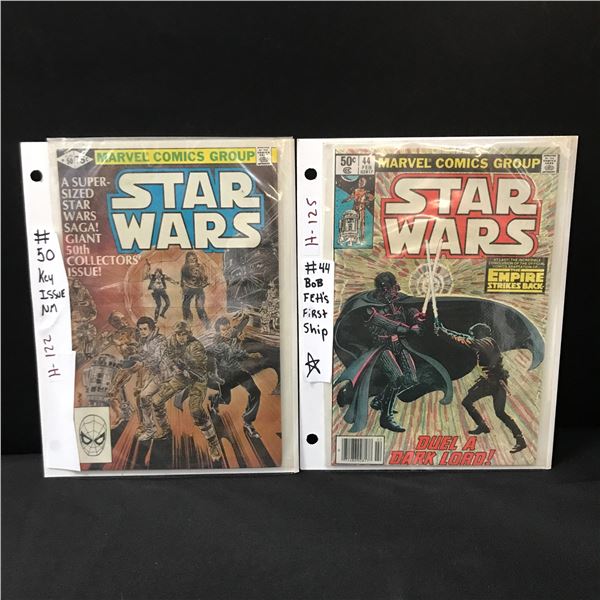 LOT OF 2 STAR WARS COMICS #44 & #50 - MARVEL COMICS