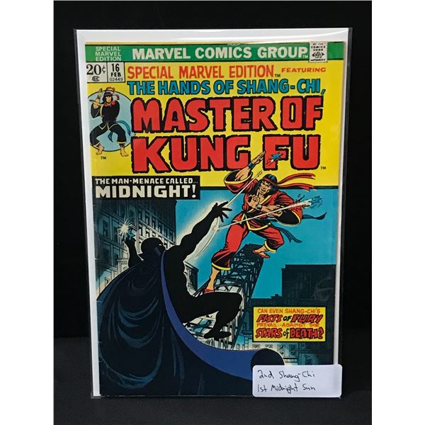 SPECIAL MARVEL EDITION FEATURING SHANG CHI MASTER OF KUNG FU #18 1ST MIDNIGHT SUN - MARVEL COMICS