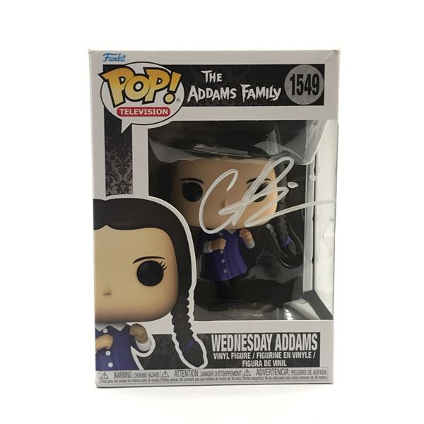 CHRISTINA RICCI SIGNED WEDNESDAY ADDAMS FUNKO POP - WWOC COA