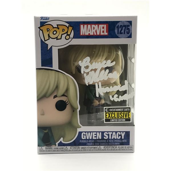 BRYCE DALLAS HOWARD SIGNED GWEN STACY FUNKO POP - WWOC COA