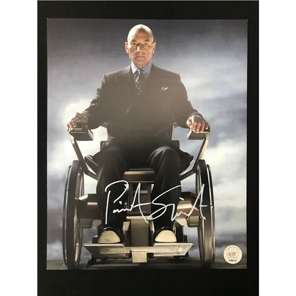 PATRICK STEWART SIGNED X-MEN 8X10 - KB COA
