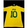 Image 1 : PELE SIGNED BRAZIL SOCCER JERSEY - BECKETT COA