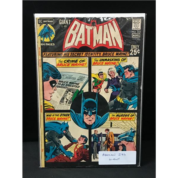 GIANT BATMAN #233 - DC COMICS