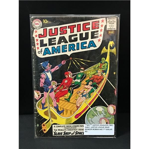 THE JUSTICE LEAGUE OF AMERICA #3 (1961) - DC COMICS