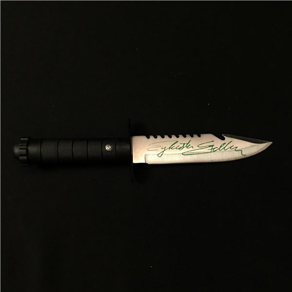 SYLVESTER STALLONE SIGNED KNIFE - KB COA