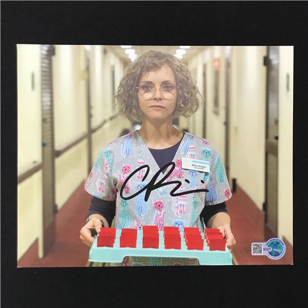 CHRISTINA RICCI SIGNED YELLOWJACKETS 8X10 - WWOC COA