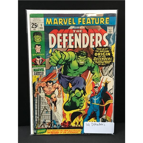 MARVEL FEATURE PRESENTS THE DEFENDERS #1 1ST DEFENDERS - MARVEL COMICS